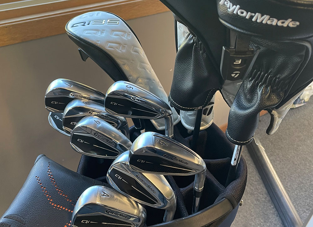 TaylorMade Qi35 premium golf clubs